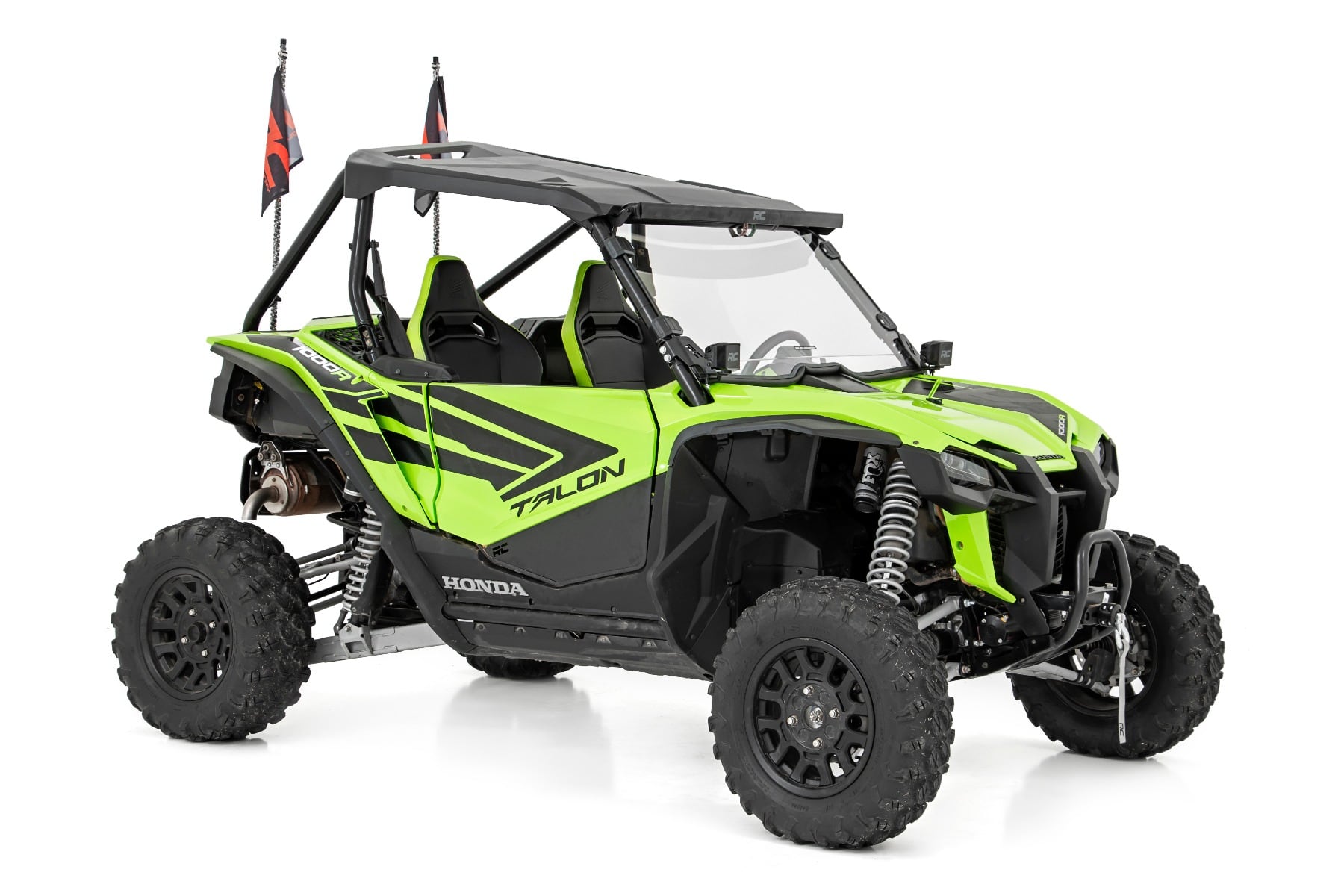 Whip Mount | Bed | 4' Multl-Color LED Whip Pair | Honda Talon 1000 - Image 3