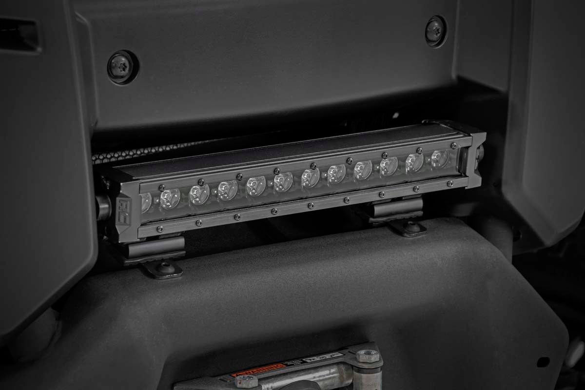 12 Inch Black Series LED Light Bar | Single Row | Amber DRL - Image 6