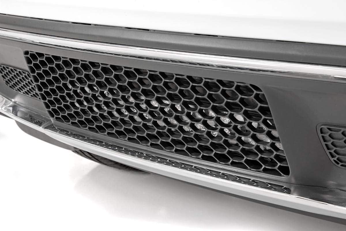 LED Light Kit | Bumper Mount | 20" Black Dual Row| Amber DRL | Jeep Grand Cherokee WK2 (11-20) - Image 4