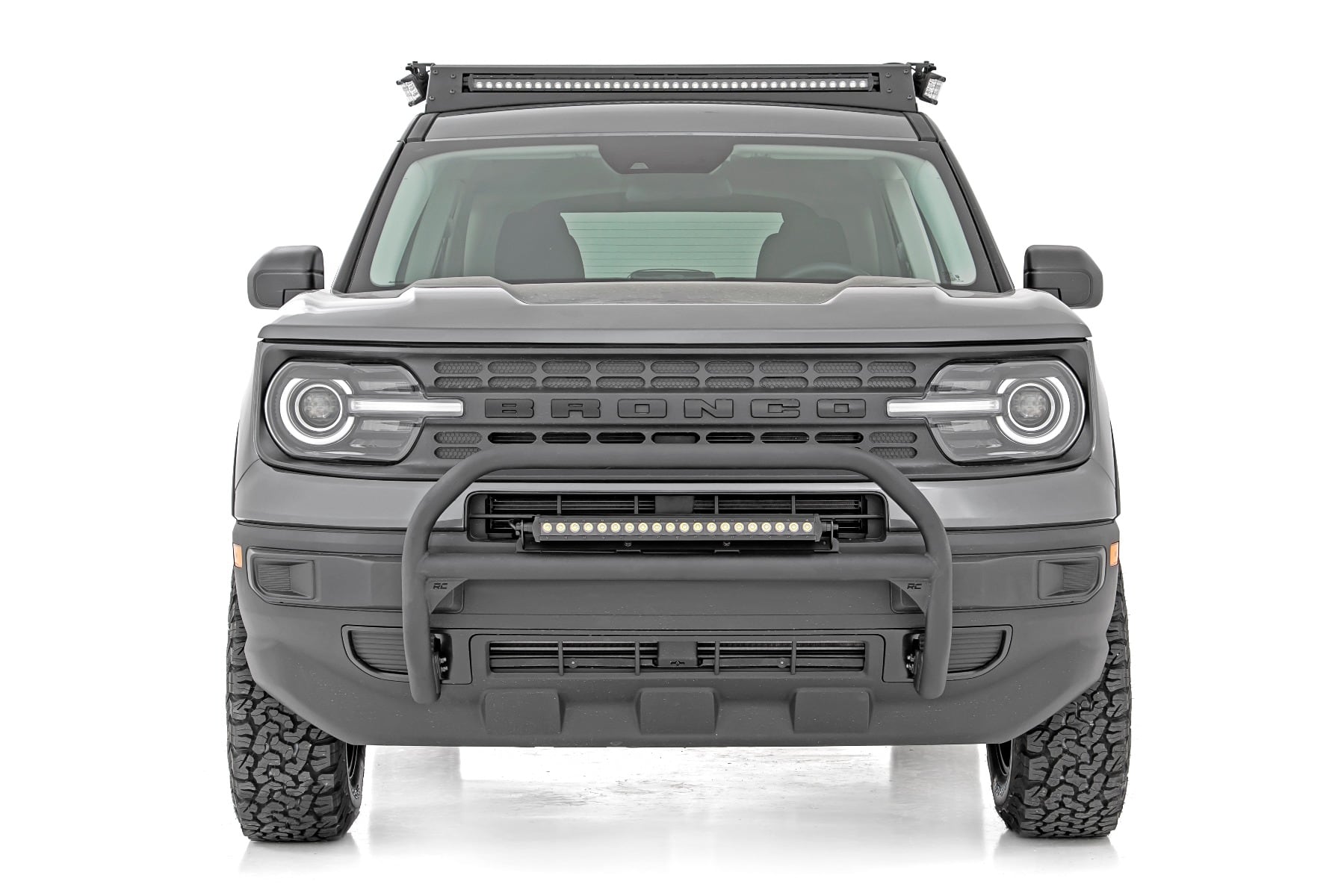 Nudge Bar | 20 Inch BLK DRL Single Row LED | Ford Bronco Sport 4WD (21-24) - Image 3