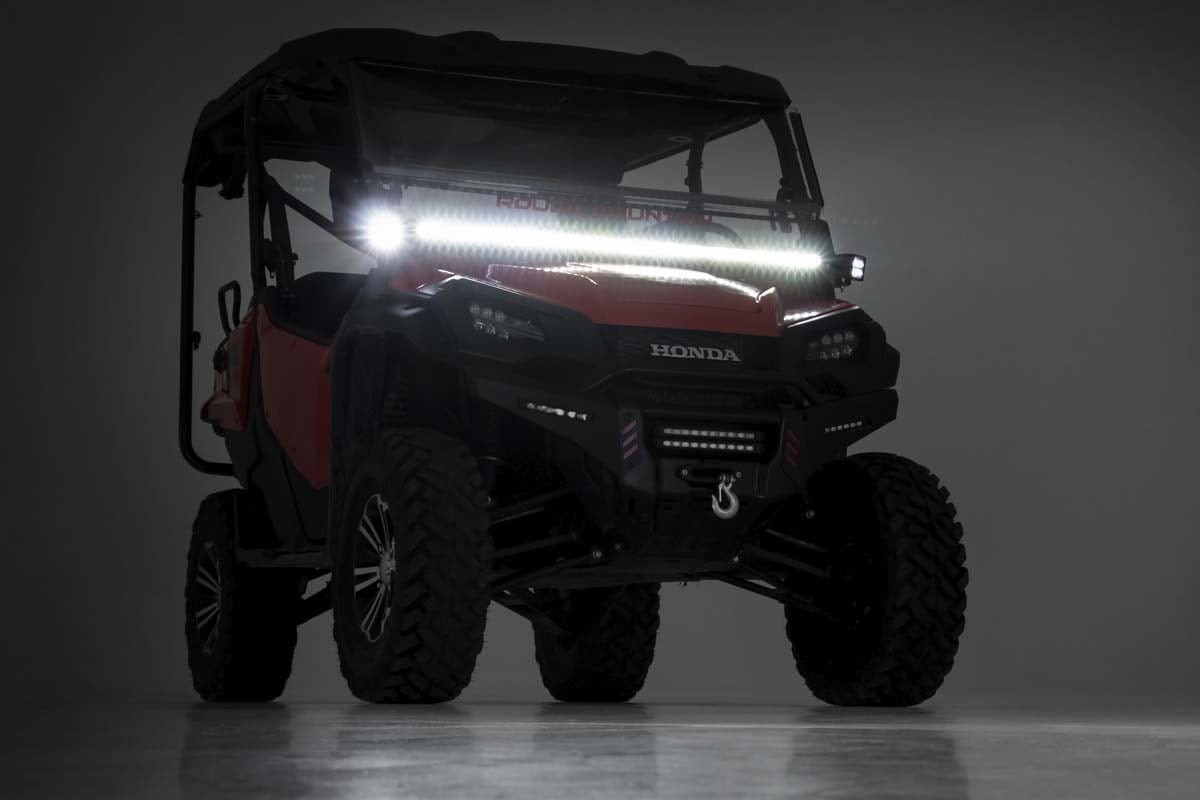 LED Light Kit | Cage Mount | 50" Black Single Row | Honda Pioneer 1000/Pioneer 1000-6 - Image 2