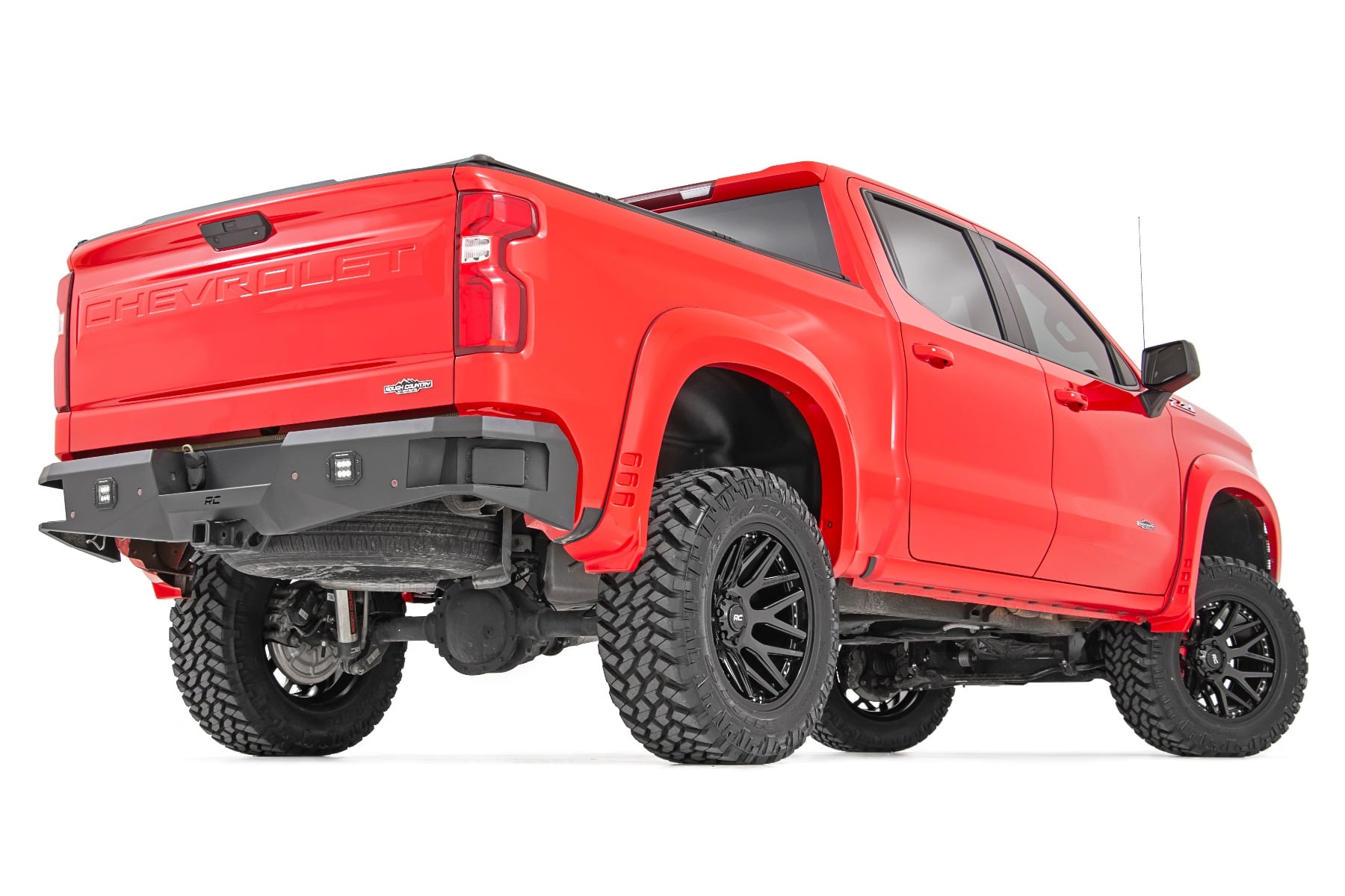 Rough Country 95 Series Wheel | One-Piece | Gloss Black | 20x10 | 8x170 | -19mm - Image 6