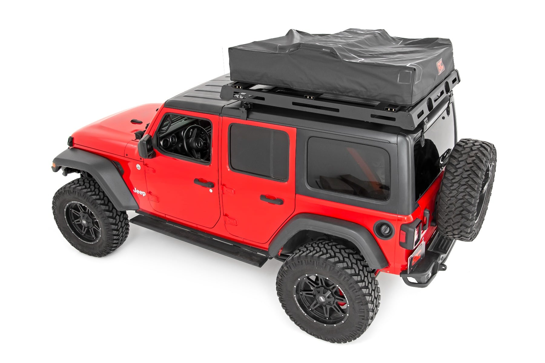 Roof Top Tent | Rack Mount | 12 Volt Accessory w/Ladder Extension & LED Light Kit - Image 3