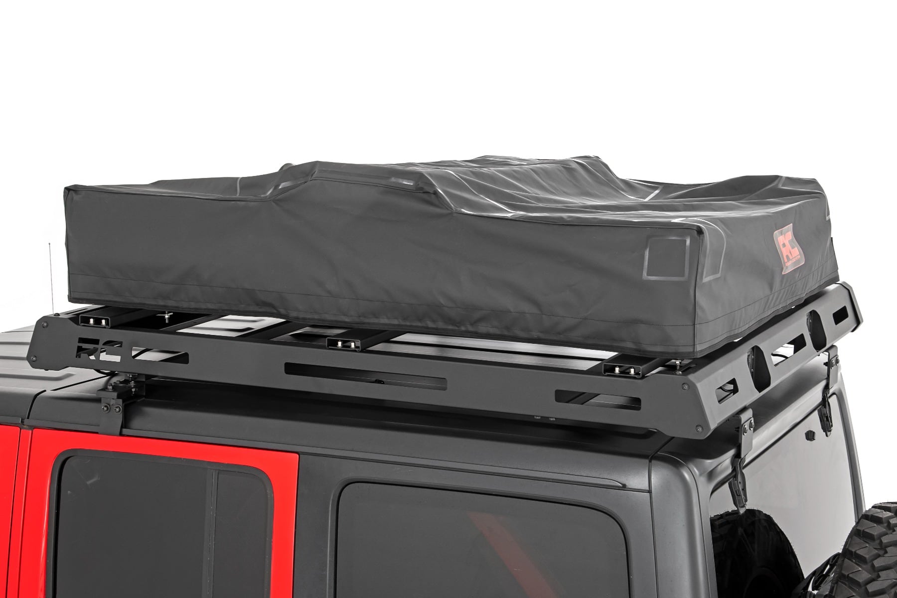 Roof Top Tent | Rack Mount | 12 Volt Accessory w/Ladder Extension & LED Light Kit - Image 2