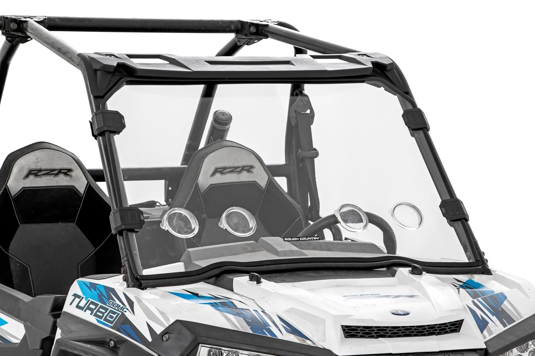 Vented Full Windshield | Scratch Resistant | Polaris RZR - Image 2