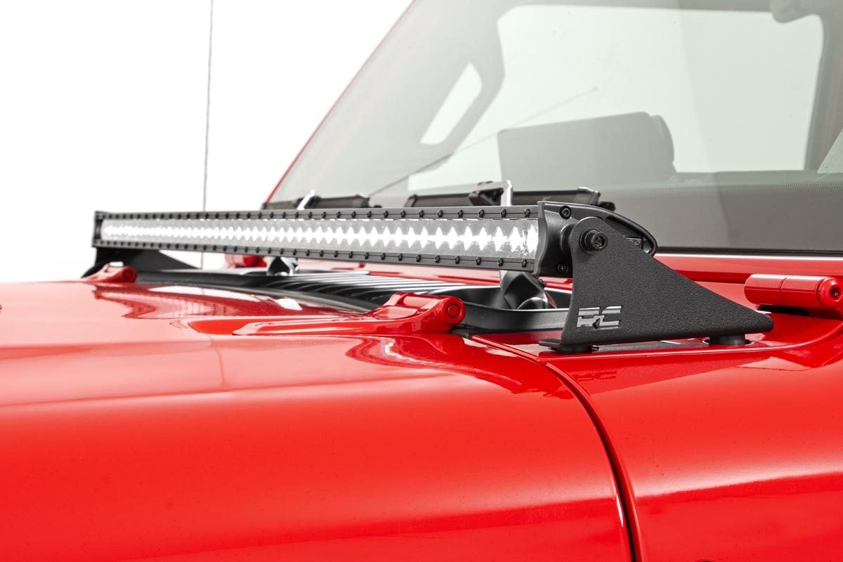 LED Light Kit | Cowl Mount | 50" Spectrum Single Row | Jeep Gladiator JT/Wrangler JL (18-26) - Image 3