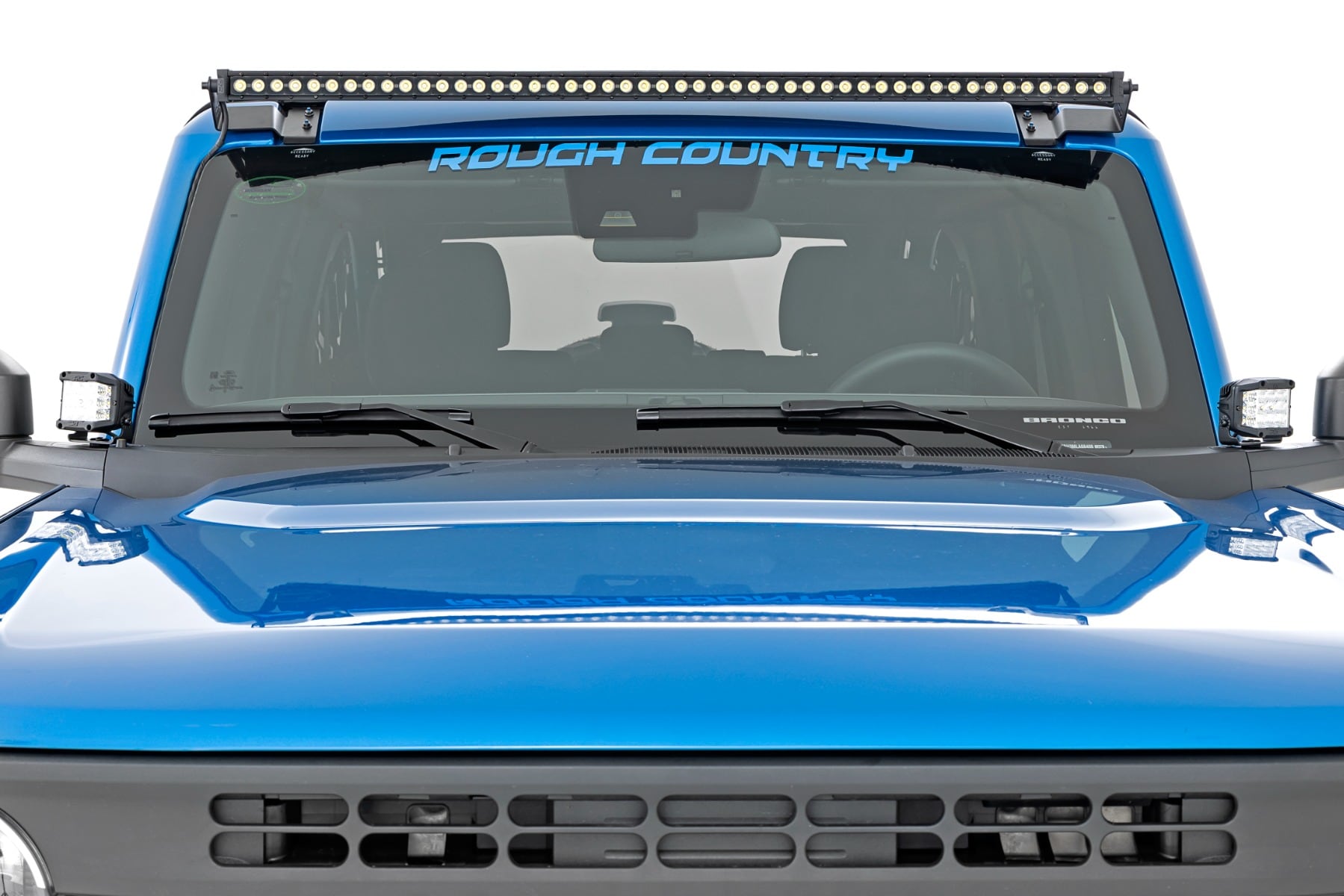 LED Light Kit | Ditch Mount | 2" Chrome Pair | Wide | Ford Bronco 4WD (21-26) - Image 3