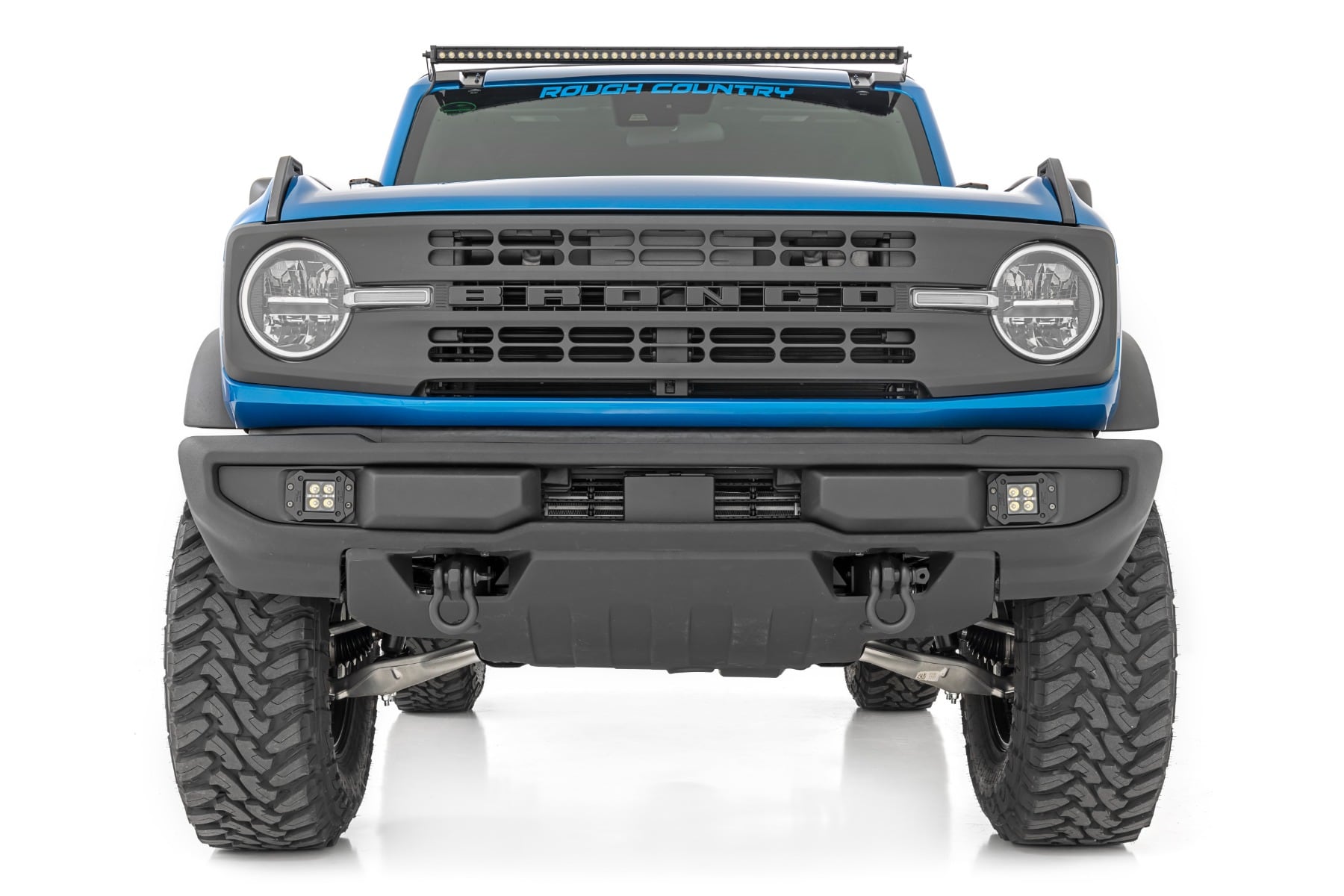LED Light Kit | Upper Windshield | 50" Black Single Row | Ford Bronco (21-26) - Image 5