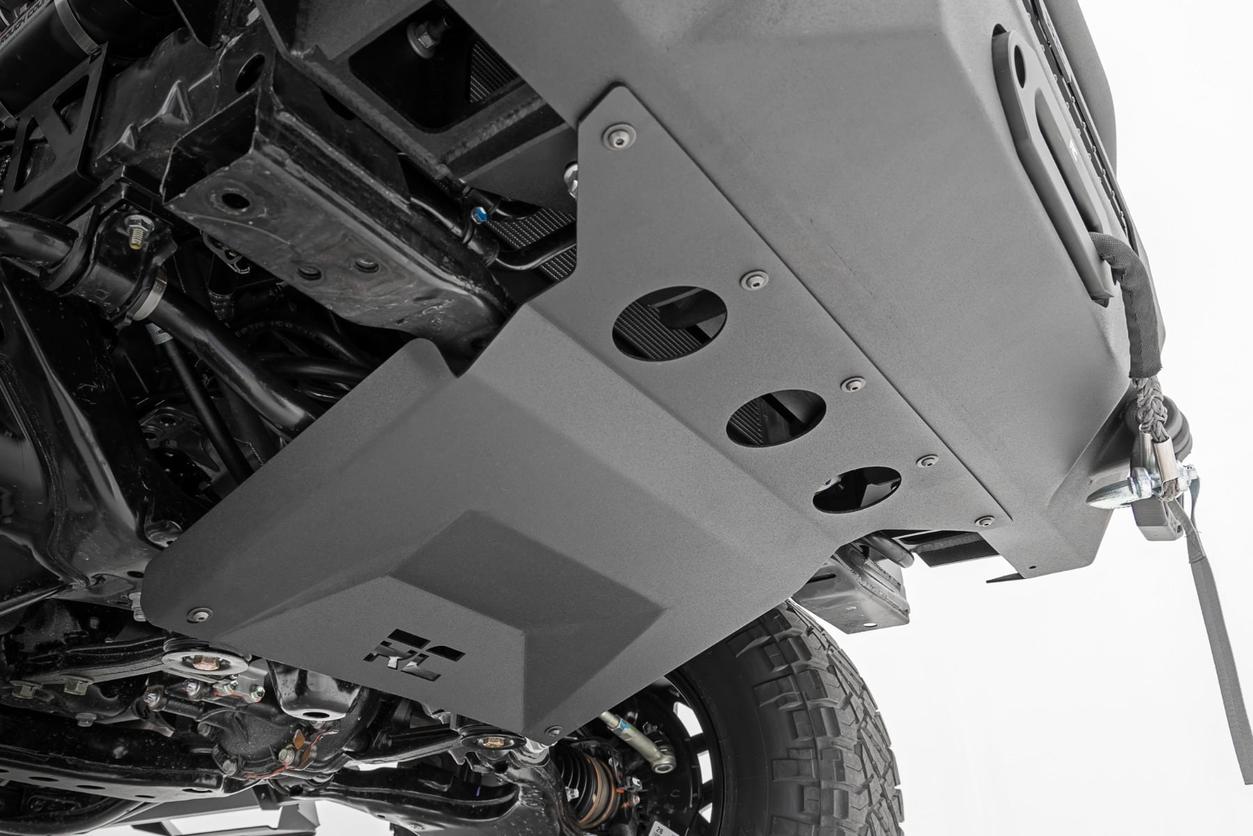 Front Bumper | Hybrid | 20" Blk LED | 12000-Lb Winch Syn | Toyota Tacoma (16-23) - Image 6