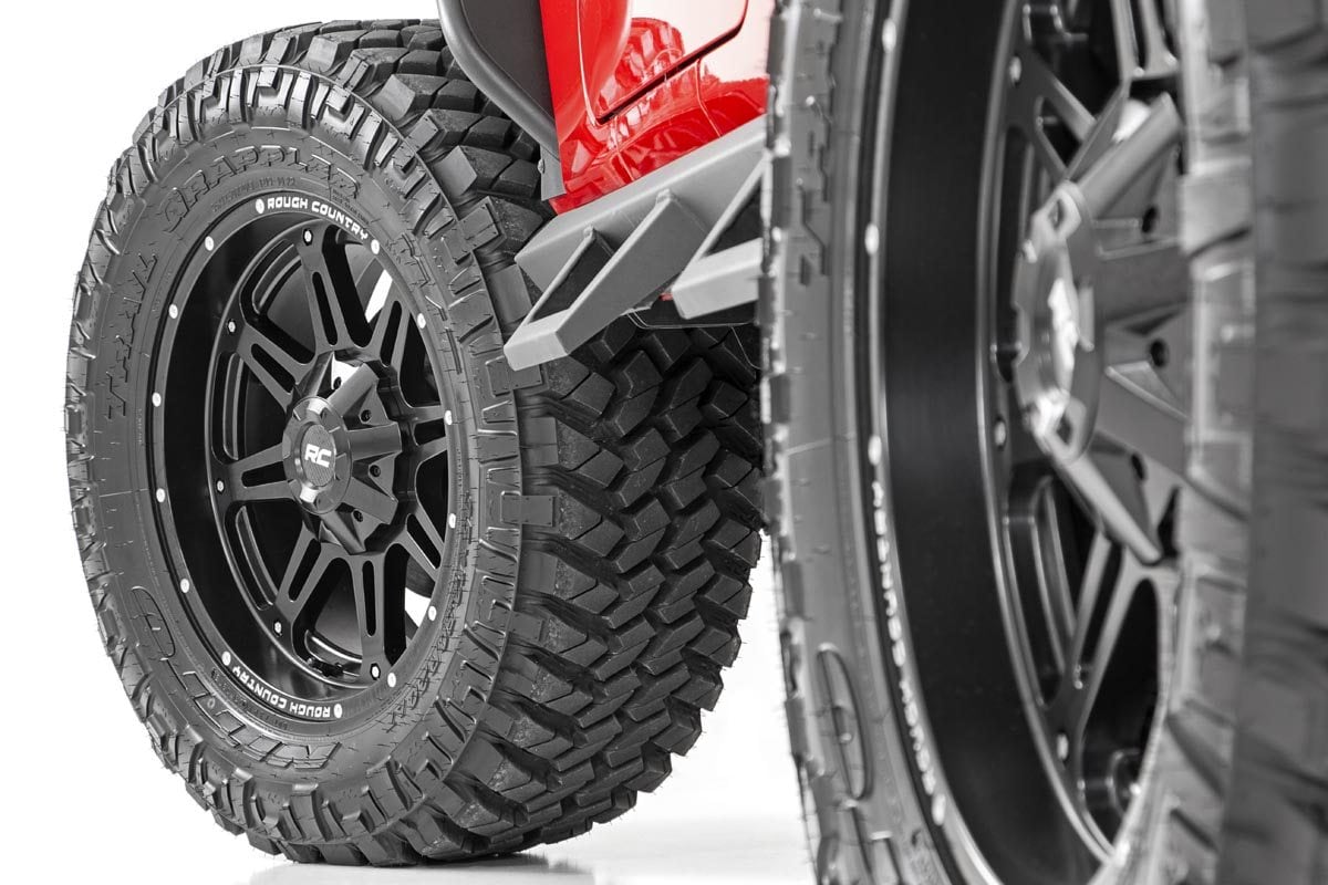 Rough Country 94 Series Wheel | One-Piece | Matte Black | 20x10 | 8x6.5 | -18mm - Image 4