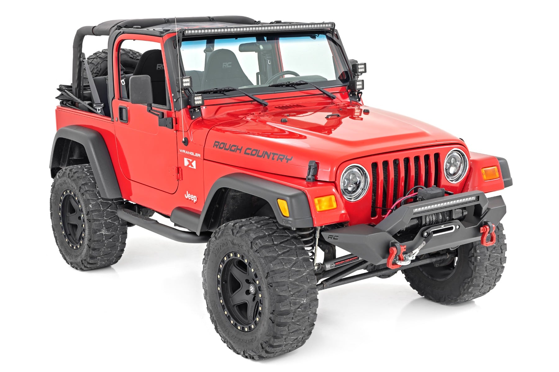 Nerf Steps | 3-Inch Tube | Jeep Wrangler TJ (97-06)/Wrangler YJ (87-95) - Image 2