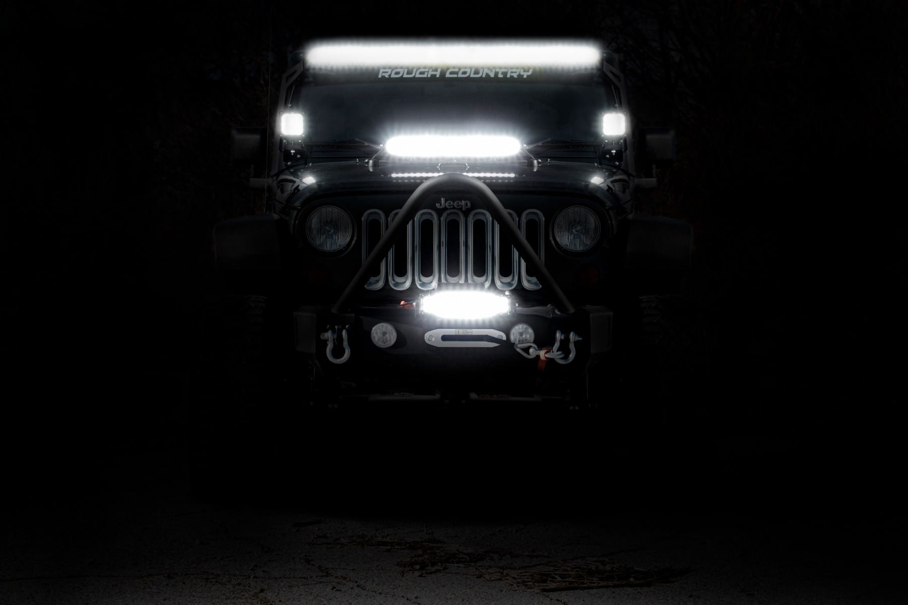 50 Inch Black Series LED Light Bar | Dual Row | Amber DRL - Image 5
