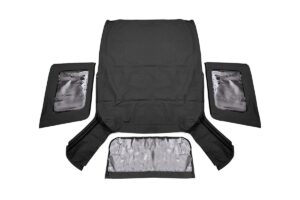 Soft Top | Replacement | Black | 2 Door | Jeep Wrangler JK 4WD (2007-2009)