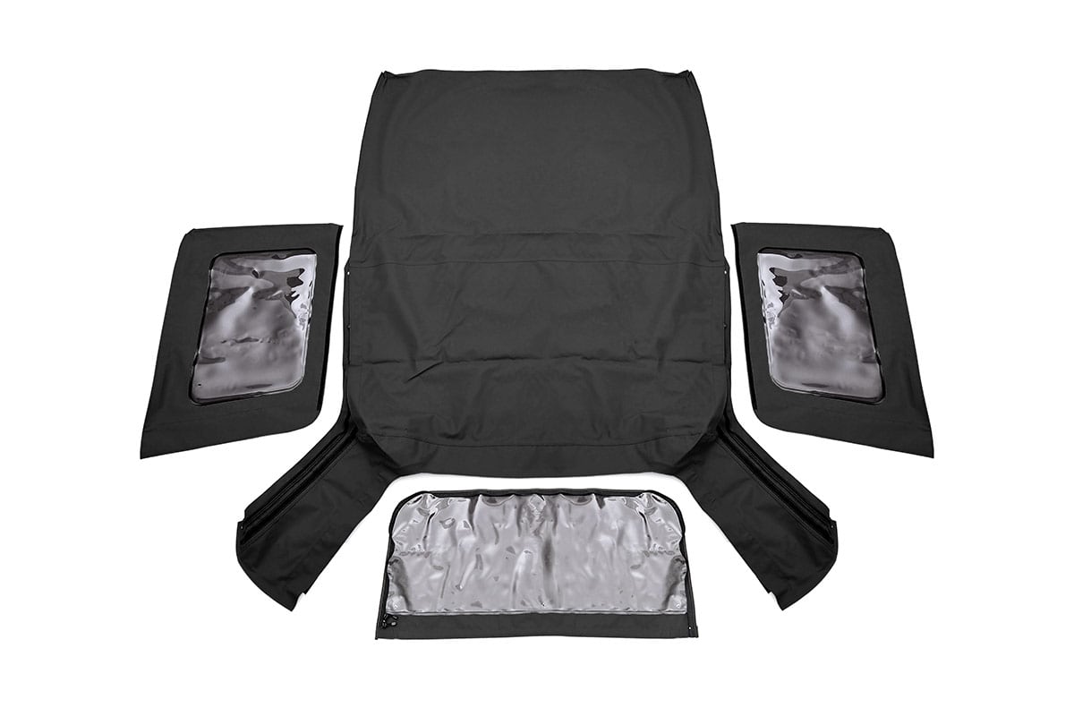 Soft Top | Replacement | Black | 2 Door | Jeep Wrangler JK 4WD (2007-2009)