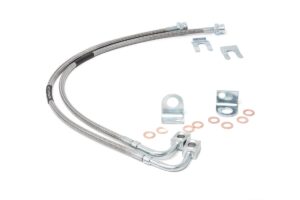 Brake Lines | Stainless | Rear | 4-6 Inch Lift | Jeep Wrangler JK/Wrangler Unlimited (07-18)