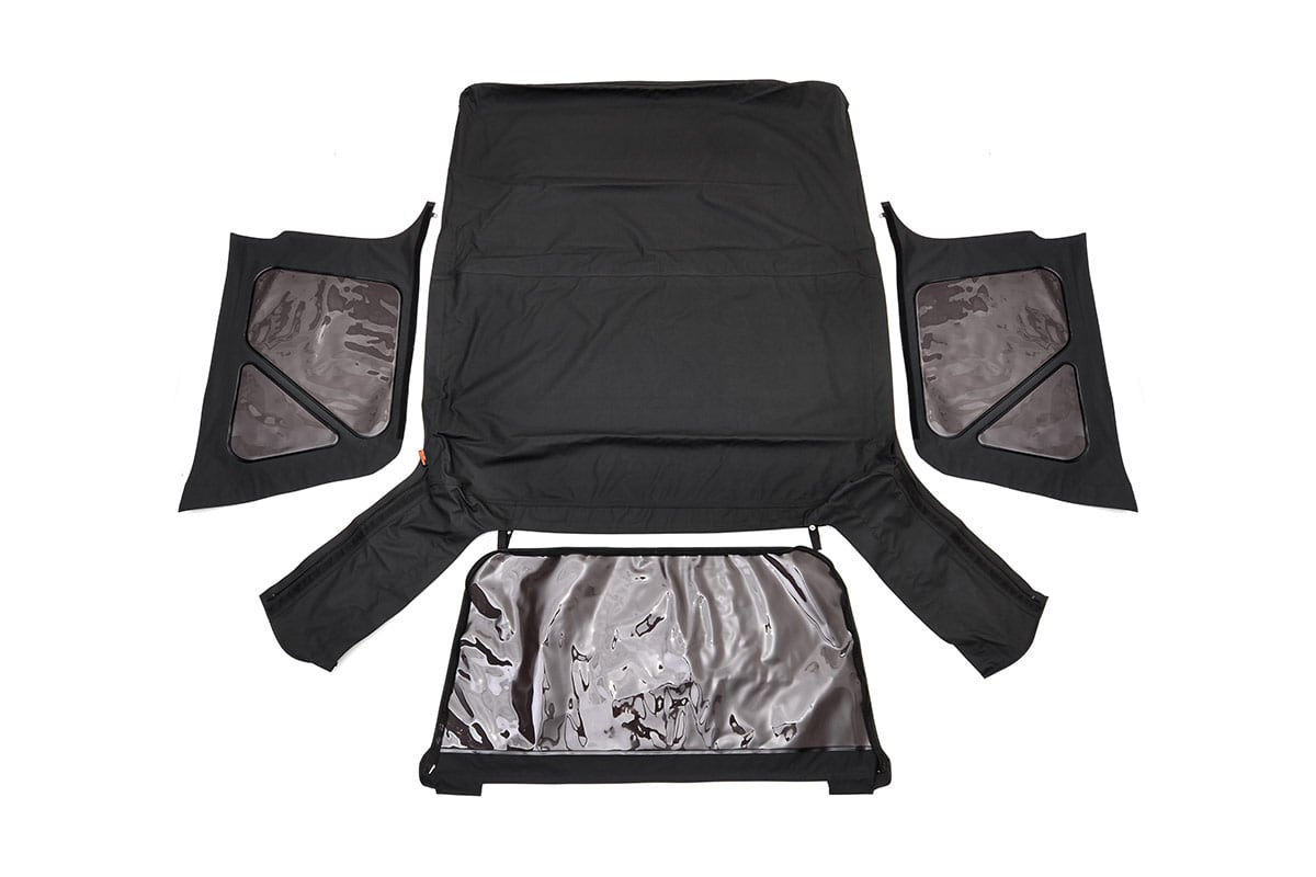 Soft Top | Replacement | Black | Full Doors | Jeep Wrangler TJ 4WD (97-06) - Image 2