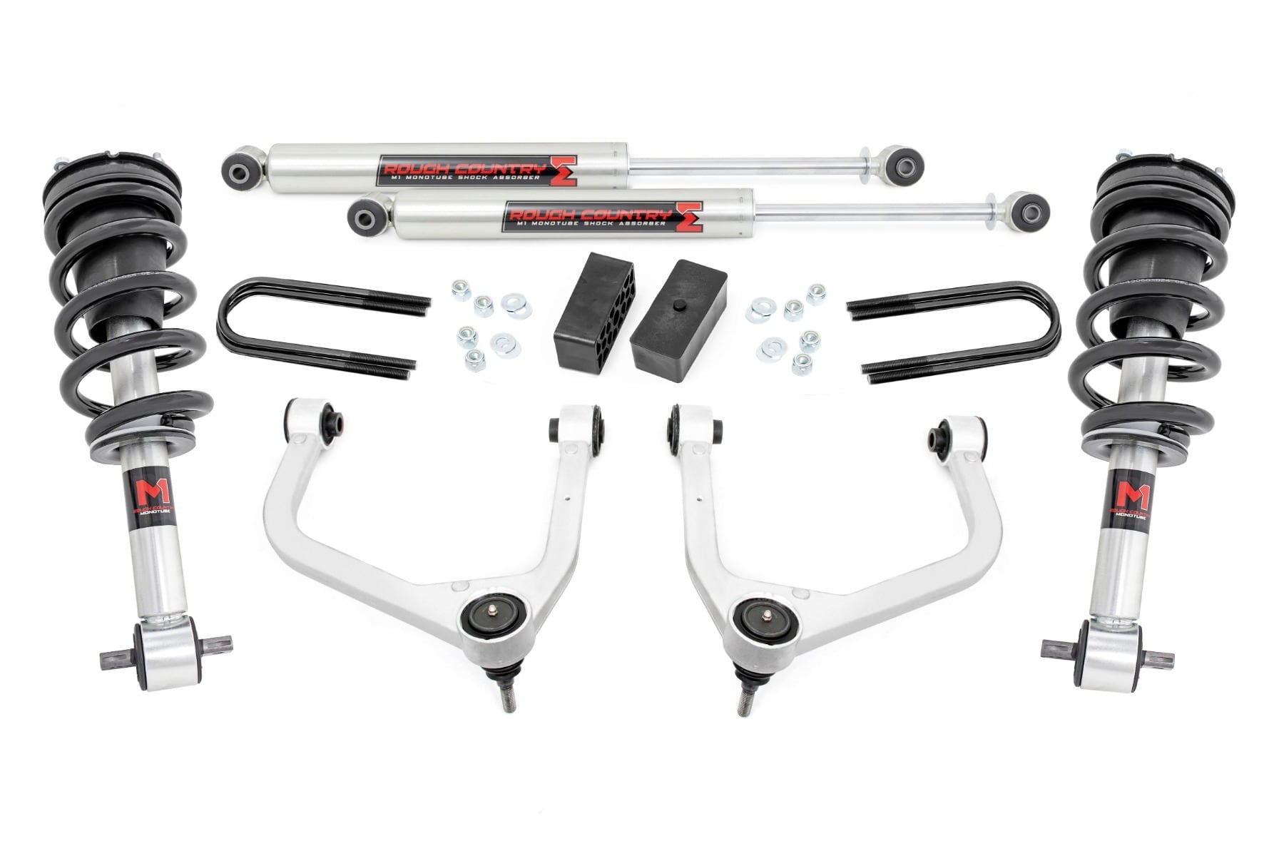 3.5 Inch Lift Kit | Mono Leaf Rear | M1 Struts/M1 | GMC Sierra 1500 (25-26)