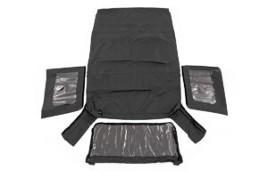 Soft Top | Replacement | Black | 4 Door | Jeep Wrangler Unlimited (10-18)