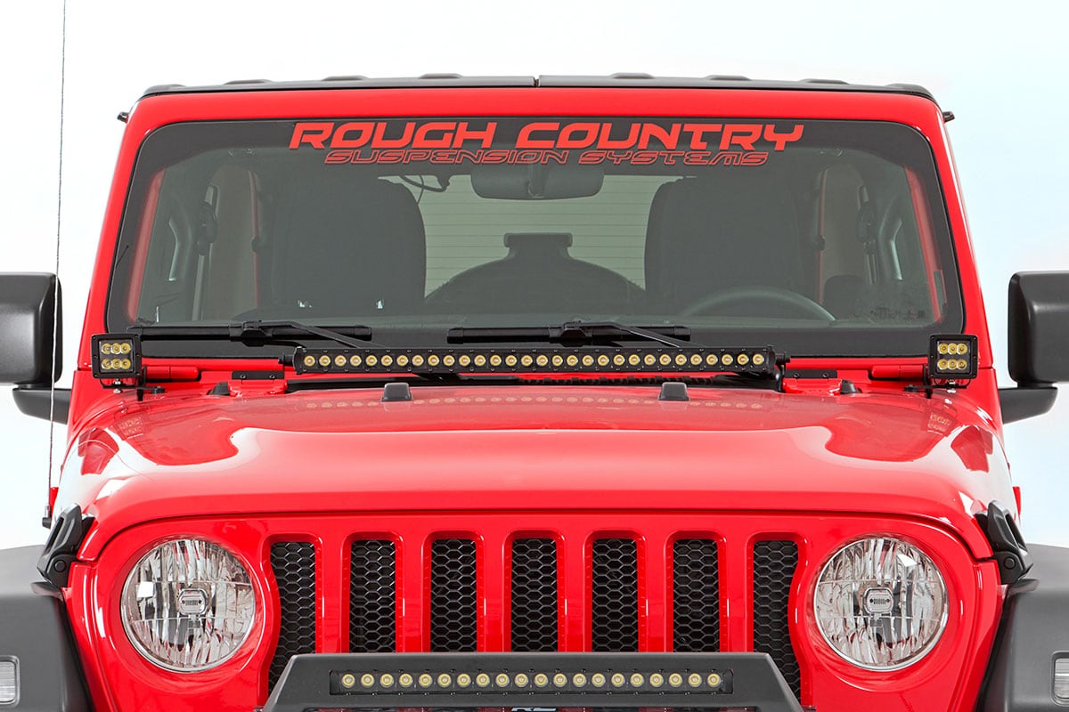 LED Light Kit | Hinge Mount | 2" Black Pair | White DRL | Jeep Gladiator JT/Wrangler JL (18-26) - Image 5