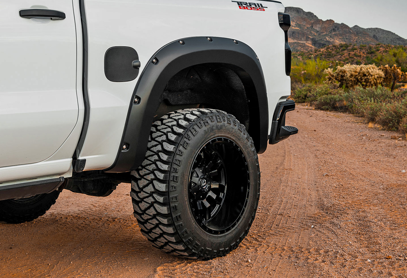 Pocket Fender Flares | G42 White Sands | Chevy Silverado 1500 2WD/4WD (22-26) - Image 4