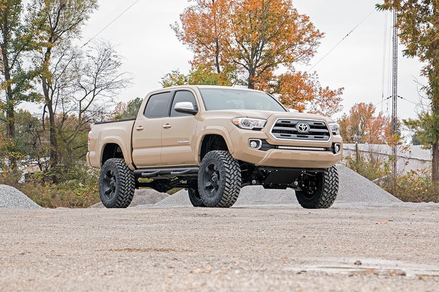 LED Light Kit | Lower Grille Mount | 30" Black Single Row | White DRL | Toyota Tacoma (16-23) - Image 3