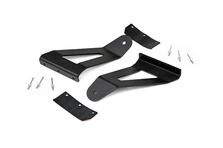 LED Light Kit | Windshield Mount | 50" BLK Single Row | Jeep Cherokee XJ (84-01) - Image 3
