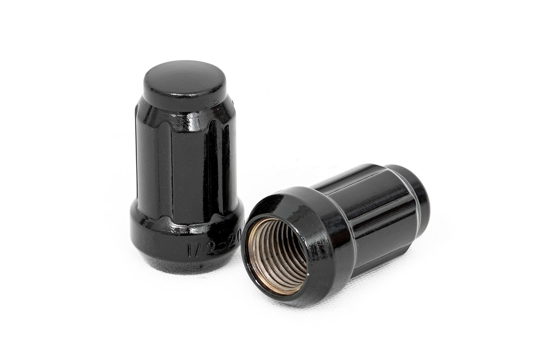 M12 x 1.25 Lug Nut Set of 24 | Black - Image 2