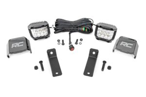 LED Light Kit | Rear Mount | 2" Chrome Pair | Wide Angle | Can-Am Maverick Sport 1000R