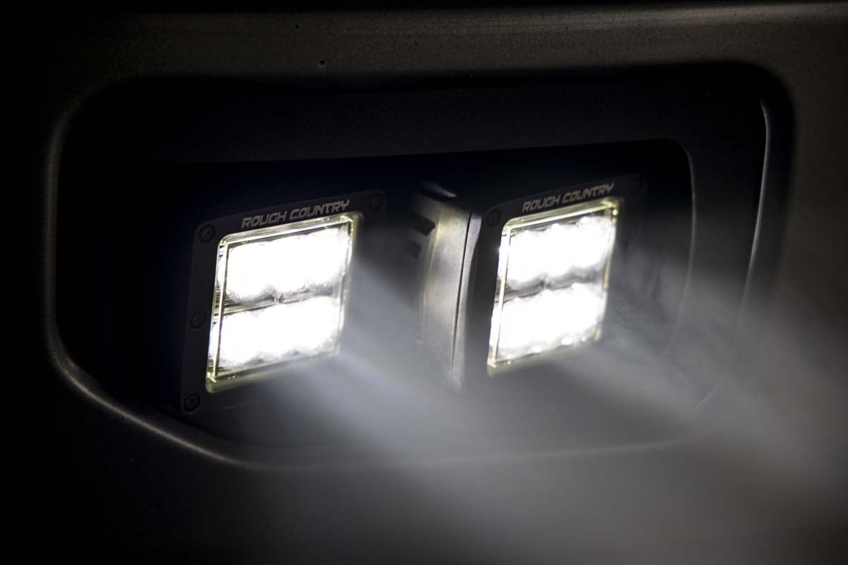 LED Light Kit | Fog Mount | Dual 2" Black Pairs | SAE | Ford F-150 (15-17) - Image 5