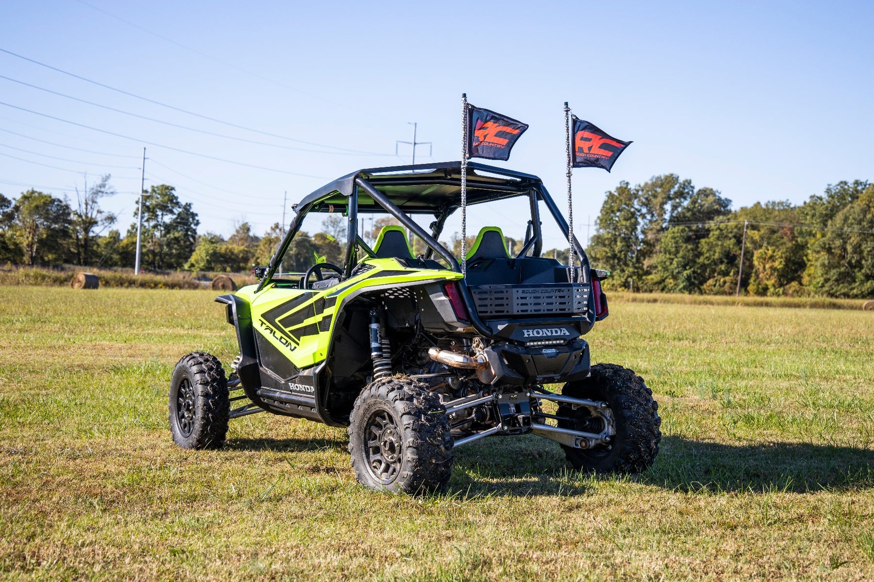 Whip Mount | Bed | 4' Multl-Color LED Whip Pair | Honda Talon 1000 - Image 5