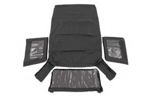 Soft Top | Replacement | Black | 4 Door | Jeep Wrangler Unlimited (07-09)