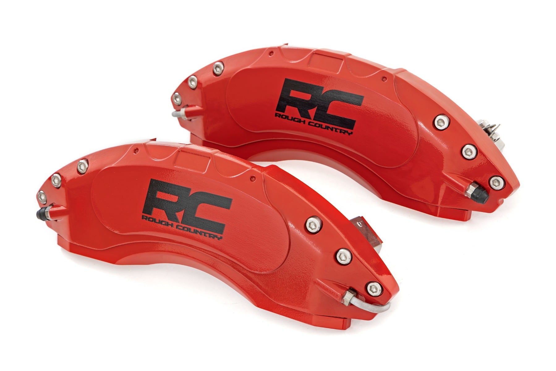 Caliper Covers | Front and Rear | Red | Chevy/GMC 2500HD/3500HD (11-19) - Image 6