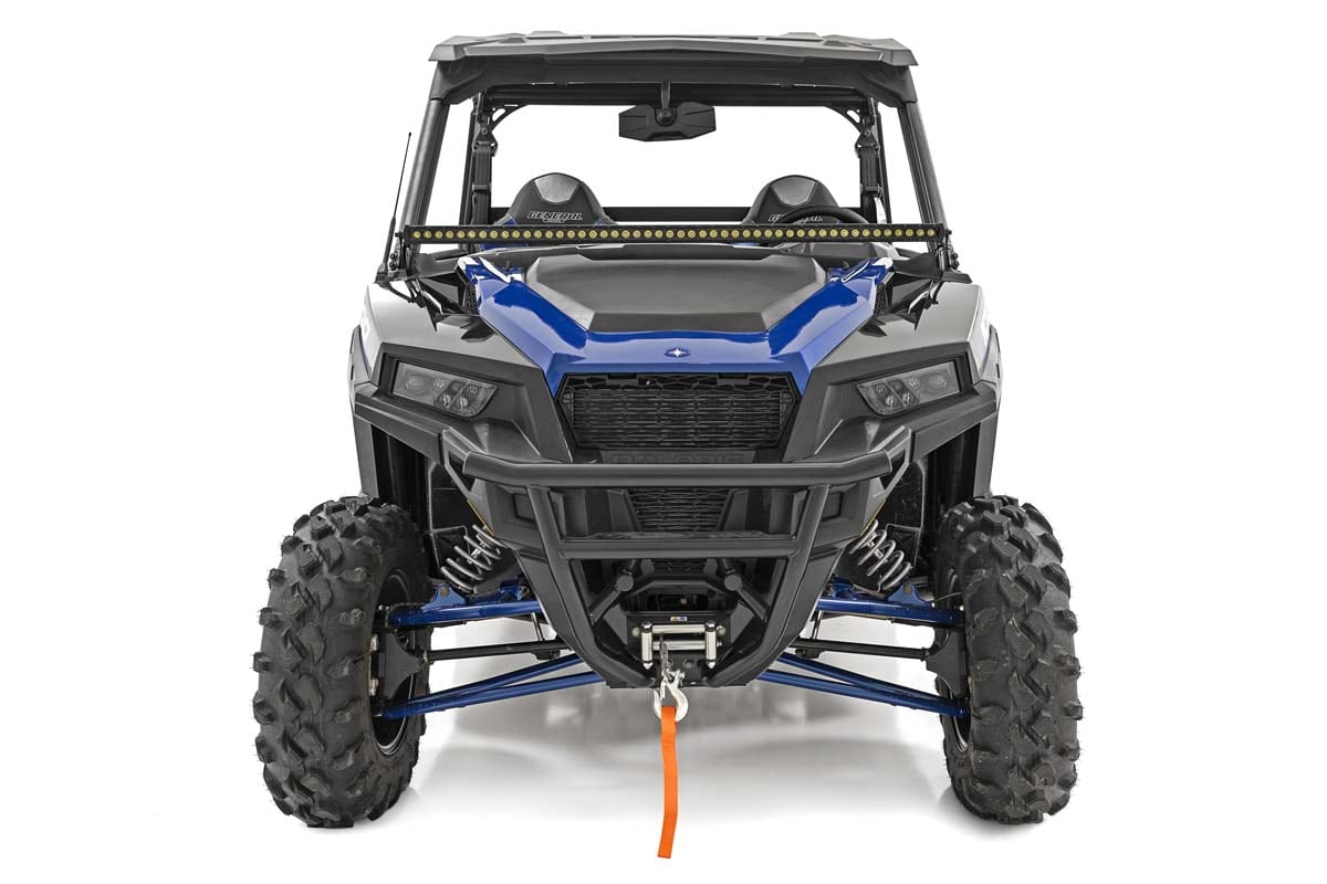LED Light Kit | Lower Windshield | 50" Black Single Row | Polaris General XP 4 1000 - Image 5