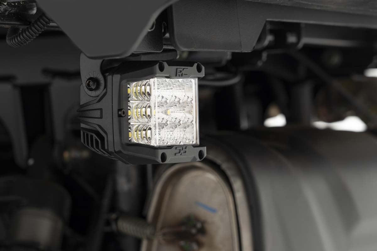 LED Light Kit | Under Bed Mount | 2" Chrome Pair | Wide Angle | Polaris General XP 4 1000 - Image 4