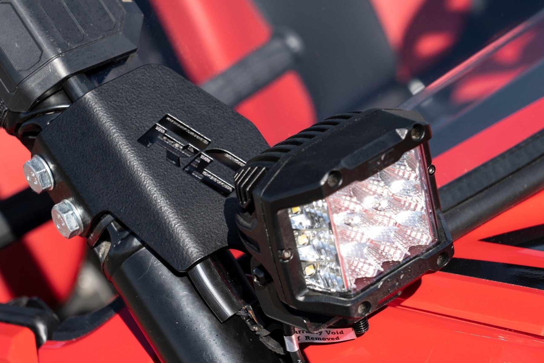 LED Light Kit | Cage Mount | 2" Chrome Pair | Wide Angle | Honda Talon 1000 - Image 4