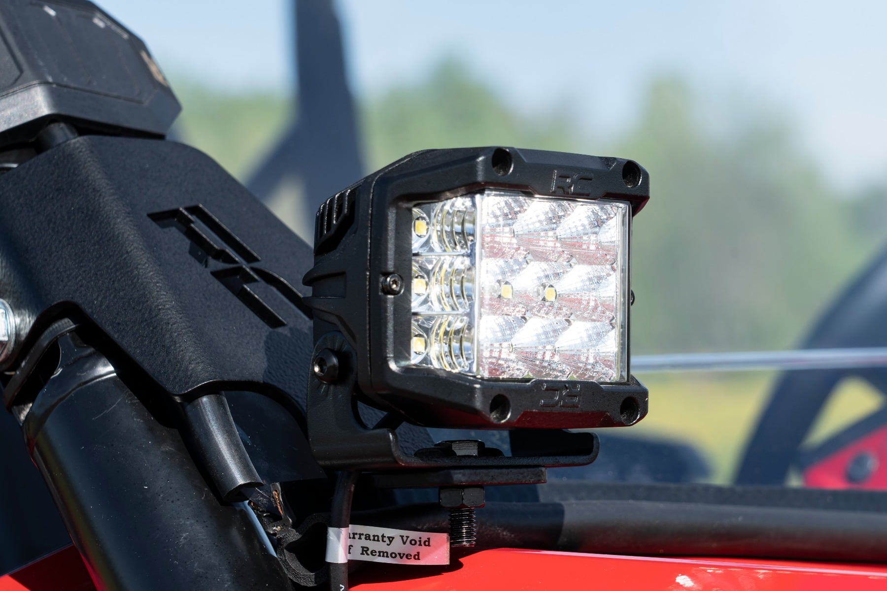 LED Light Kit | Cage Mount | 2" Chrome Pair | Wide Angle | Honda Talon 1000 - Image 5