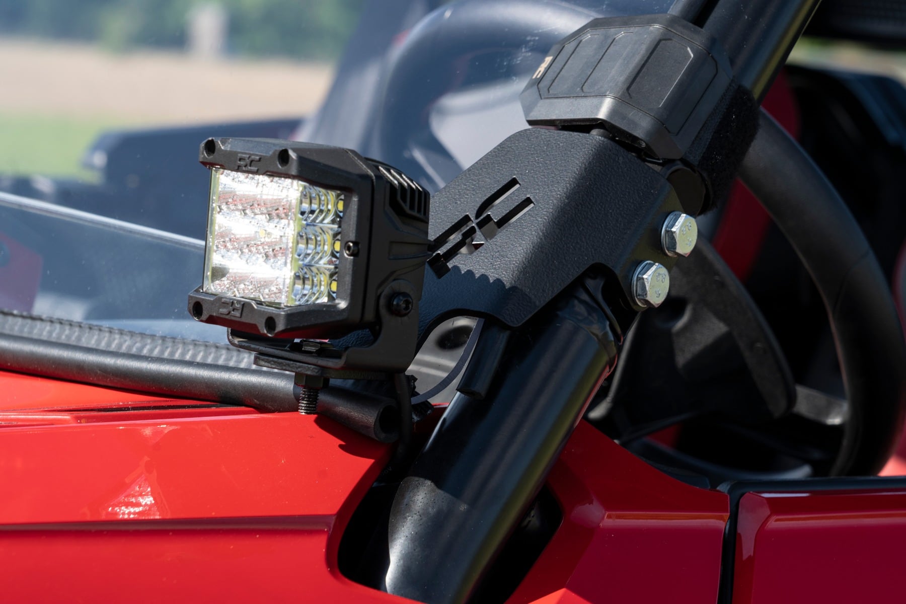 LED Light Kit | Cage Mount | 2" Chrome Pair | Wide Angle | Honda Talon 1000 - Image 6