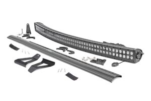 LED Light Kit | Windshield Mount | 50" BLK Dual Row | Jeep Cherokee XJ (84-01)