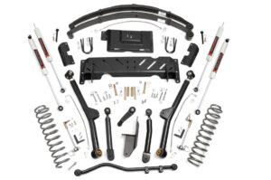 4.5 Inch Lift Kit | Long Arm | RR Leafs | M1 | Jeep Cherokee XJ 4WD (84-01)